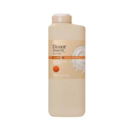 Dicora Urban Fit Vitamin B Almonds & Nuts Body Lotion For Dry Skin - 400ml | ديكورا مرطب الجسم للبشرة الجافة فيتامين ب و اللوز والمكسرات - 400 مل