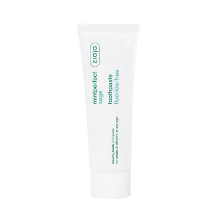 Ziaja Mintperfect Sage Toothpaste Fluoride Free - 75ml | جايا معجون أسنان برائحة النعناع خالي من الفلوريد - 75 مل
