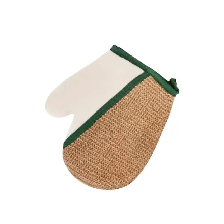 Tarko Lionesse Massage Effect Natural Bath Loofah | تاركو لايونيس قفاز الاستحمام المزدوج للتقشير و التدليك