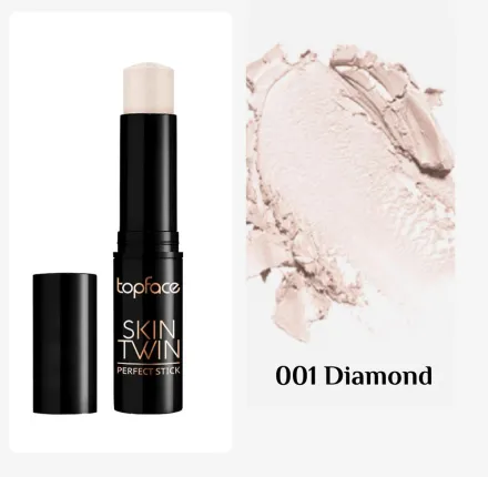 Topface Skin Twin Perfect Stick Highlighter - 9g | توب فيس سكين توين بيرفكت ستيك هايلايتر – 9 غ