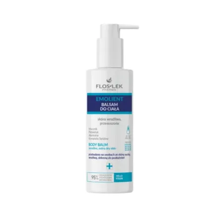FLOSLEK PHARMA EMOLIENT Body balm sensitive extra dry skin - 175ml | فلوسليك فارما بلسم مرطب للجسم للبشرة الجافة والحساسة - 175 مل