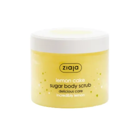 ziaja Lemon Cake Sugar Body Scrub - 300ml | جايا سكراب مقشر للجسم برائحة كيك الليمون - 300 مل