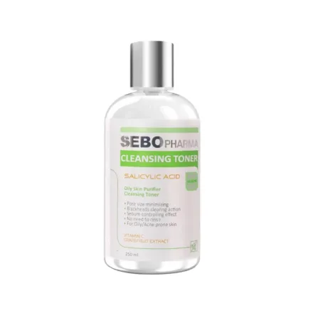 M .Y Sebo Pharma Cleansing Toner Salicylic Acid - 250ml | ام واي تونر تنظيف حمض الساليسيليك للبشرة الدهنية - 250مل