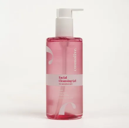 cosmolive Facial Cleansing Gel For Sensitive Skin - 300ml | كوزمو لايف غسول الوجه للبشرة الحساسة - 300 مل