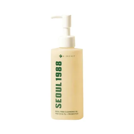 K-SECRET SEOUL 1988 Cleansing Oil : Pine Cica 1% + Probiotics - 200ml | كي سيكريت زيت تنظيف باين سيكا 1% + بروبيوتيك - 200 مل