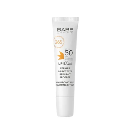 Babe Lip Balm Repairs & Protects SPF 50 - 15ml | بابيه مرطب شفاه ومرمم مع عامل حماية شمسي - 15 مل