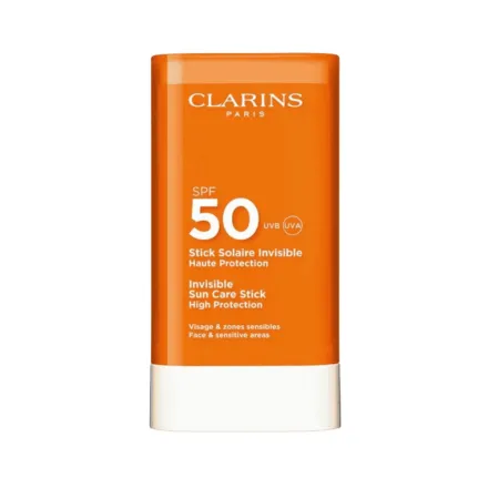 Clarins Invisible Sun Care Stick SPF50 High Protection - 17g | كلارنس واقي شمس ستيك غير مرئي SPF50 حماية عالية - 17 غ