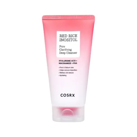 COSRX - Red Rice Inositol Pore Clarifying Deep Cleanser - 150ml | كوزركس غسول عميق لتنقية المسام بالأرز الأحمر والإينوزيتول – 150 مل