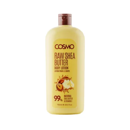 COSMO Raw Shea Butter Body Lotion 99% Natural - 750ml | كوزمو لوشن للجسم بزبدة الشيا - 750 مل