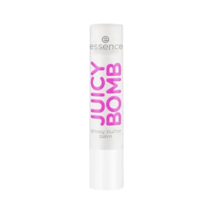 essence JUICY BOMB glossy butter balm - 2.5g | ايسنس بلسم شفاه اللامع بقوام زبدي - 2.5 غ