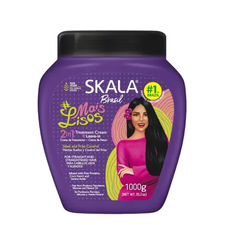 Skala Mais Lisos 2 in 1 Hair Creme - 1000g | سكالا كريم للشعر المستقيم 2 في 1 - 1000 غرام
