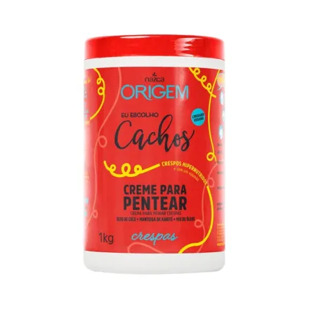 nazca Origem Creme para Pentear Crespas - 1 kg | نازكا كريم تصفيف للشعر المجعد و الكويلي - 1 كغ