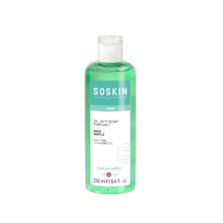 Soskin Gentle Purifying Cleasing Gel - 250ml | سوسكن غسول منظف للبشرة المختلطة والدهنية -250 مل