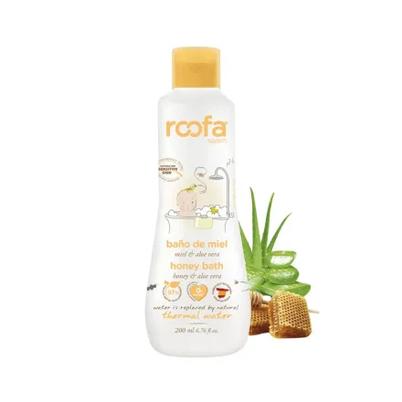 roofa Honey Bath Gel - 200ml | روفا جل الاستحمام للأطفال ولجميع أفراد العائلة - 200 مل