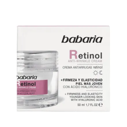 BABARIA Retinol Anti-Wrinkle Cream - 50ml | باباريا كريم الريتينول المضاد للتجاعيد - 50 مل