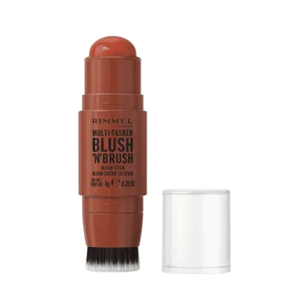 Rimmel Multi-Tasker Blush'N'Brush - 8g | ريميل بلاشر كريمي مع فرشاة مدمجة - 8 غرام