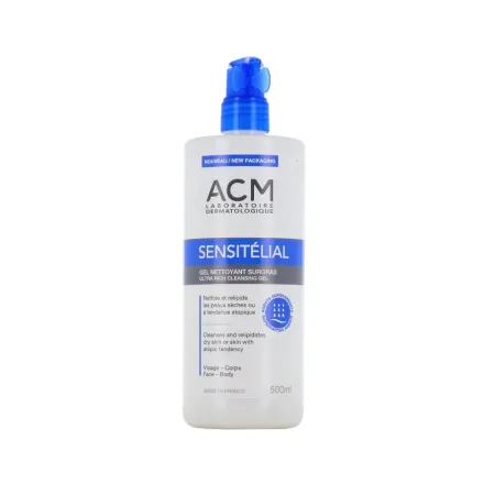 ACM Sensitelial Surgras Cleansing Gel - 500ml | اي سي ام غسول للوجه و الجسم - 500 مل