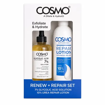 COSMO Exfoliate & Hydrate - 250x316ml | كوزمو - مقشر ومرطب - 250 × 316 مل