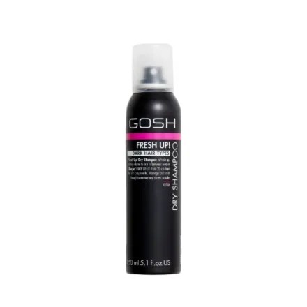 Gosh Fresh Up! Dry Shampoo for Dark Hair - 150 ml | جوش شامبو جاف فريش اب للشعر الداكن - 150 مل