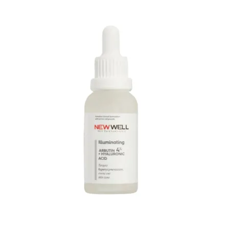 NEW WELL Illuminating Arbutin+Hyaluronic Acid Serum - 30ml | نيو ويل سيروم مفتح للبشرة - 30 مل