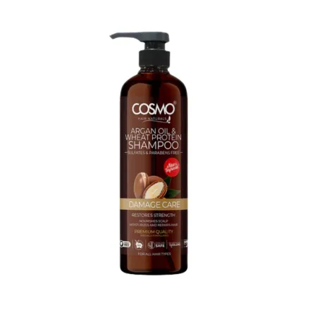 Cosmo Argan Oil & Wheat Protein Shampoo - 1000ml | كوزمو شامبو بزيت الارغان و بروتين القمح - 1000 مل