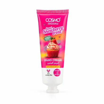 COSMO Sweet Snow Berry Treat Hand Cream - 75ml | كوزمو كريم الدين بالفراولة - 75 مل