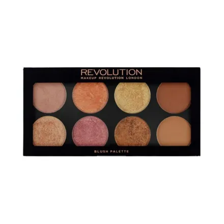 Revolution Makeup Blush Palette Golden Sugar Rose Gold - 1.6g |ريفلوشن باليت بلاشر ميك أب جولدن شوقر روز غولد – 1.6 غرام