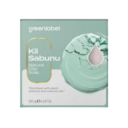 GREEN LABEL Clay Soap - 120g | جرين ليبل صابونة الطين – 120 غرام