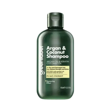 GREEN LABEL Argan & Coconut Shampoo - 400ml | غرين ليبل شامبو أرغان وجوز الهند - 400مل