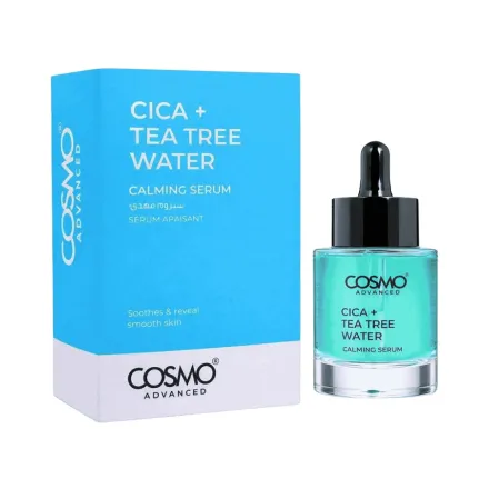 Cosmo Cica + Tea Tree Water - 40ml | كوزمو سيروم مهدئ بخلاصة ماء شجرة الشاي + سيكا - 40مل