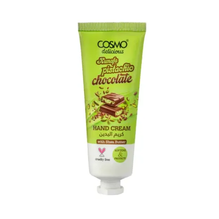 COSMO Kunafa Pistachio Chocolate Hand Cream - 75ml | كوزمو كريم اليدين كوزمو كنافة بالفستق والشوكولاتة – ٧٥ مل