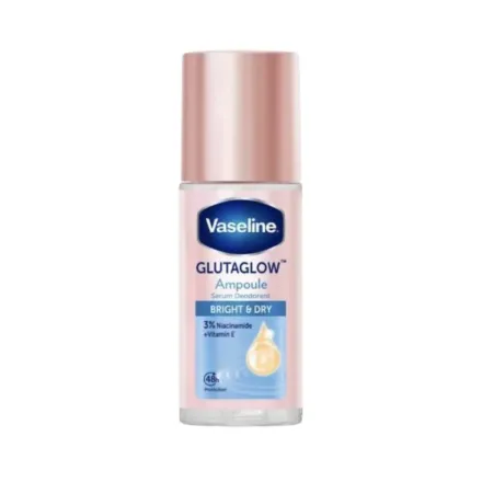 Vaseline Gluta Glow Bright & Dry Roll-On Deodorant Serum - 45 ml | فازلين مزيل تعرق رول غلوتا غلو - 45 مل