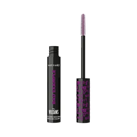 Wet n Wild x Disney Villains Bad Example Color Mascara, Volumizing | ويت ان وايلد ديزني فيلنز ماسكارا ملونة باد إكزامبل لتكثيف الرموش