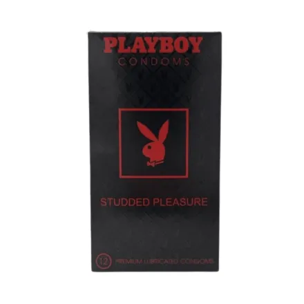 PLAYBOY Condoms Studded Pleasure - 12 Pcs | بلاي بوي واقي ذكري - 12 قطعة