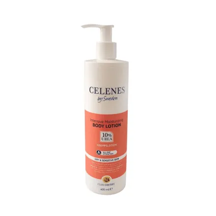 Celenes by Sweden Intensive Moisturizing Body Lotion 10% Urea - 400ml | سيلينس لوشن جسم مرطب مكثف 10% يوريا - 400مل