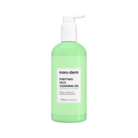 maru.derm purifying face cleansing gel normal to oily skin - 400ml | مارو ديرم غسول جل منقي للبشرة العادية للدهنية - 400 مل