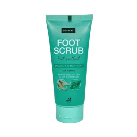 Sence Beauty Foot Scrub Excellent Exfoliating Treatment with Menthol - 100ml | سينس بيوتي سكراب مقشر للأقدام بالنعناع - 100 مل
