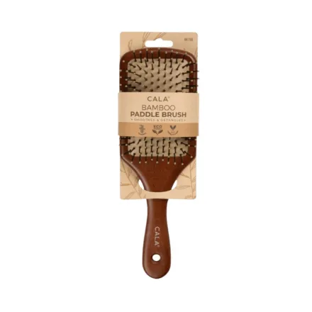 CALA BAMBOO PADDLE BRUSH SMOOTHES & DETANGLES | كالا فرشاة شعر من الخيزران