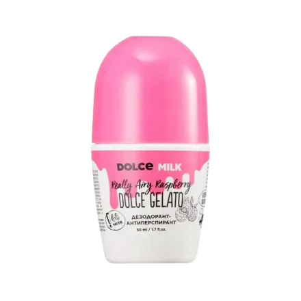 DOLCE MILK Really Airy Raspberry Dolce Gelato - 50ml | دولتشي ميلك مزيل تعرق ومضاد للتعرق - 50 مل