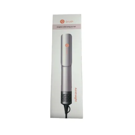 Q brush professional 2N1 hair straightener And Hair Dryer | كيو برش جهاز تمليس الشعر الاحترافي 2 في 1