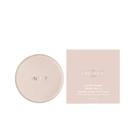 IN2IT True Skin Cushion SPF50+ PA++++ - 10g | ان تو ات كريم أساس كوشن خفيف الوزن spf50+ - 10 غرام
