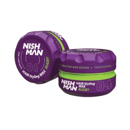 NISH MAN 04 Hair Styling Wax Rugby - 150ml | نيشمان واكس تصفيف شعر - 150مل
