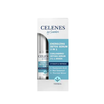 Celenes by Sweden Thermal Eneergizing Detox Serum 3in1 - 30ml | سيلينس سيروم التخلص من السموم 3 في 1 - 30 مل