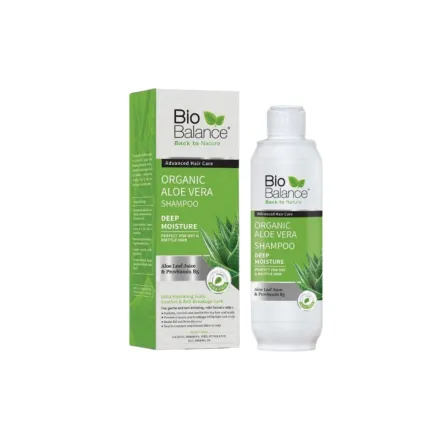 Bio Balance Organic Aloe Vera Shampoo - 330ml | بايو بالانس شامبو الشعر الجاف والهش بالالوفيرا -330 مل