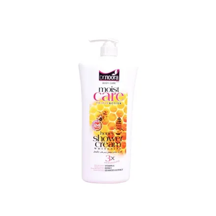 Dr.Noora Moist Care Honey Shower Cream - 1100ml | دكتور نورا جل الاستحمام بالعسل - 1100 مل