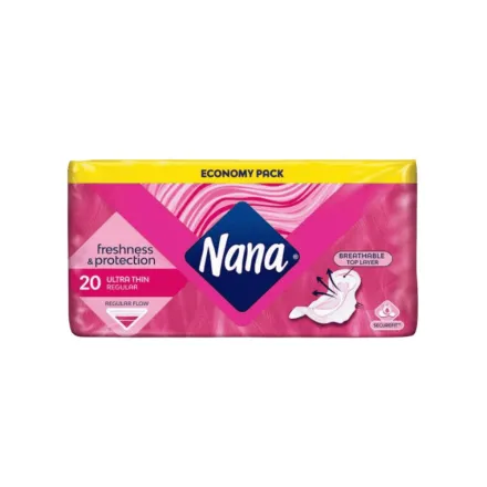 Nana Ultra Thin Regular Flow - 20pads | نانا فوط رقيقة لايام التدفق العادي - 20 قطعة