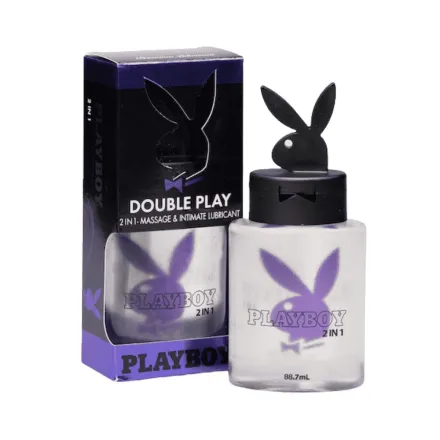 PLAYBOY Double Play 2 In 1 Massage & Intimate Lubricant - 88.7ml | بلاي بوي جل مزدوج 2 في 1 - 88.7 مل