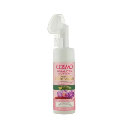 COSMO Himalayan Saffron Foaming Face Wash - 175ml | كوزمو غسول رغوي بالزعفران - 175 مل