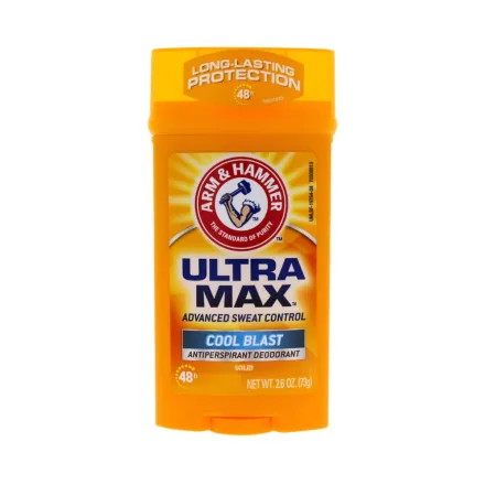 ARM & HAMMER UltraMax Cool Blast Antiperspirant and Deodorant Stick - 73g |ارم اند هامر مزيل تعرق - 73 غرام