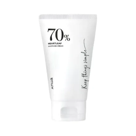 Anua Heartleaf 70% Soothing Cream - 100ml | أنوا كريم نبات القلب 70% المهدئ للبشرة - 100 مل